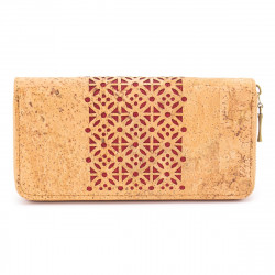 Vegan Partly laser-cut cork wallet