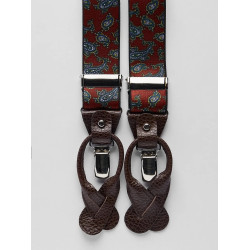 Men Suspenders with leather...